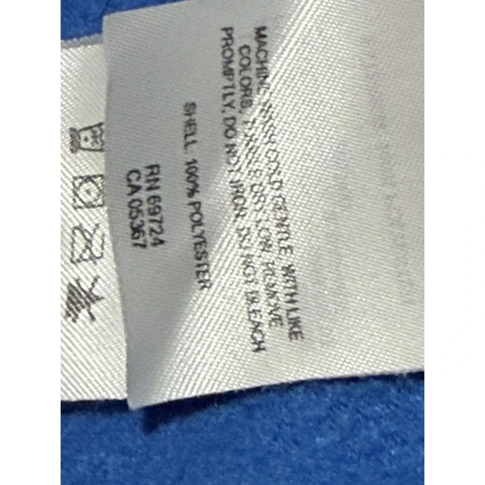 Columbia Jacket Sweatshirt Boys Size‎ 4/5 Black Blue Fleece Full Zip